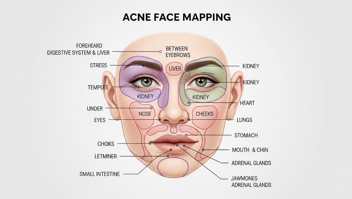 Acne Face Mapping