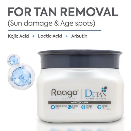 Raaga Professional De-Tan Tan Removal Cream Kojic & Milk