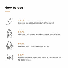 DERMATOUCH Bye Bye Pigmentation Face Wash