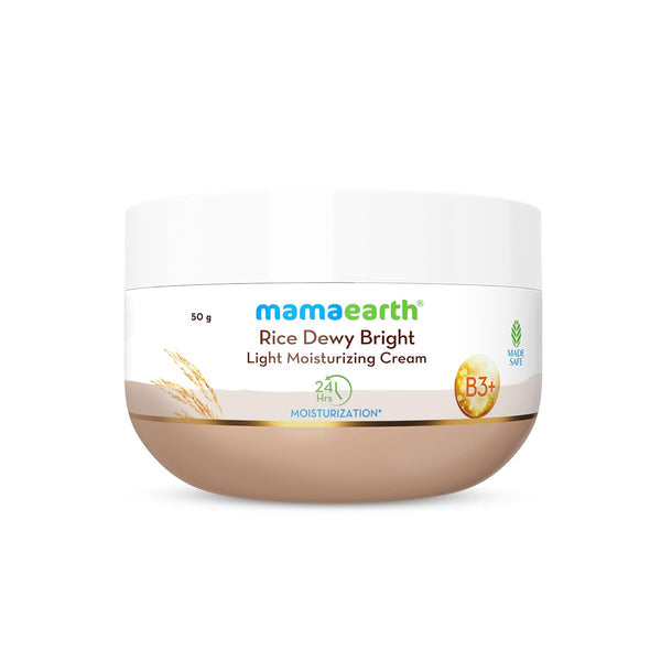 Mamaearth Rice Dewy Bright Light Moisturizing Cream