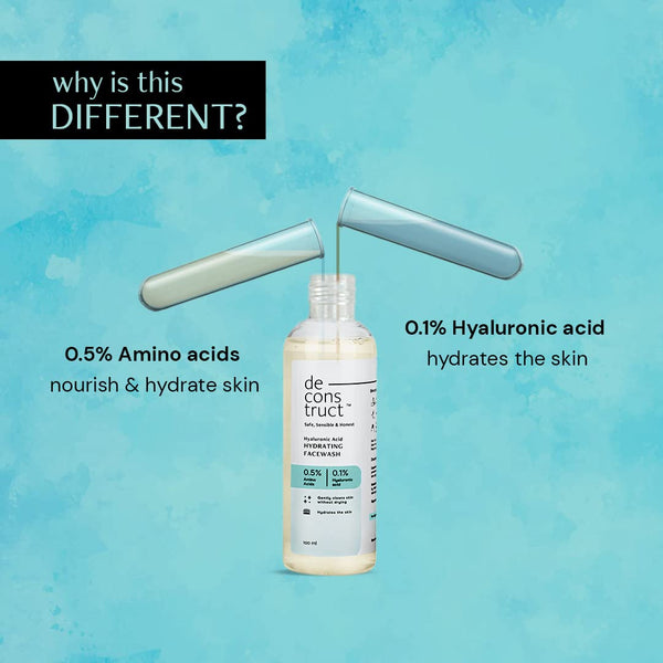 Deconstruct Hyaluronic Acid Hydrating Facewash