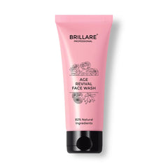 Brillare Professional Age Revival Face Wash for Anti-Aging Skin with Rose, Lotus & Orange 