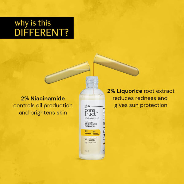 Deconstruct Brightening Face Wash with 2% Niacinamide