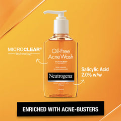Neutrogena Oil Free Acne Wash Deep Cleansing Face Wash