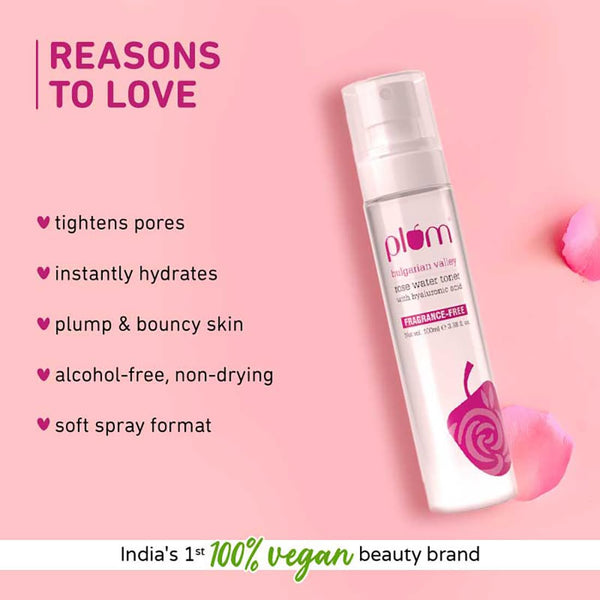 Plum Bulgarian Valley Rose Water Face Toner