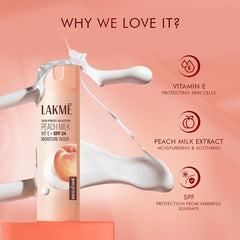 LAKMÉ Peach Milk Ceramide Lotion Moisturizer with SPF 24
