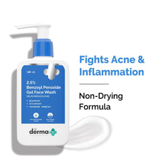 The Derma Co. 2.5% Benzoyl Peroxide Gel Face Wash