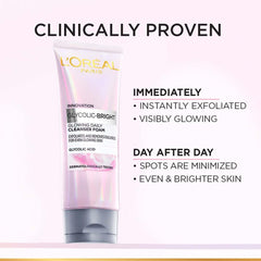 L'Oreal Paris Glycolic Bright Daily Foaming Face Cleanser, 100ml
