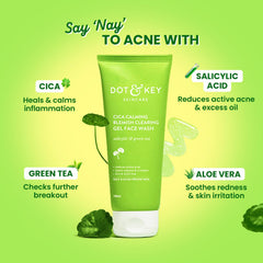 Dot & Key CICA Face Wash for Acne Prone Skin