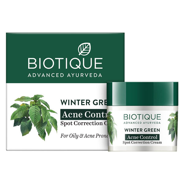 Biotique Bio Winter Green Spot Correcting Anti Acne Cream