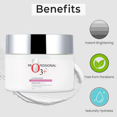 O3+ D-TAN Professional Face Pack 