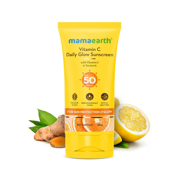Mamaearth Vitamin C SPF 50 Daily Glow Sunscreen