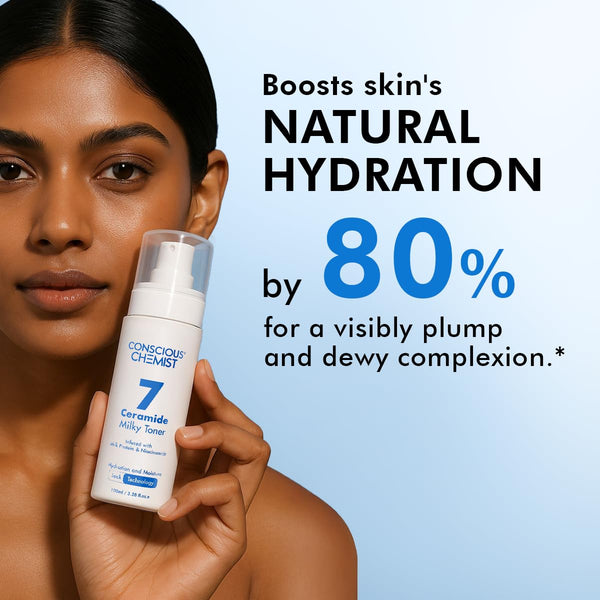 Conscious Chemist® Niacinamide & 7 Ceramide Milky Face Toner