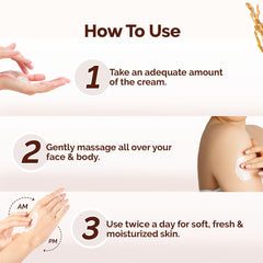 Mamaearth Rice Dewy Bright Light Moisturizing Cream