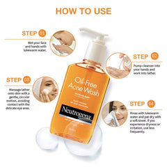 Neutrogena Oil Free Acne Wash Deep Cleansing Face Wash