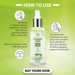 TNW-THE NATURAL WASH Cucumber Toner Spray