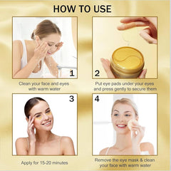 Luxelining 24k Gold Under Eye Patches
