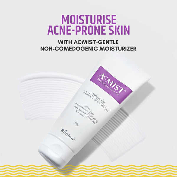 Brinton AcMist Moisturizing Cream Gel for Acne-Prone & Oily Skin