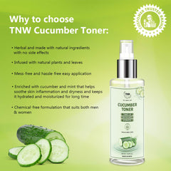 TNW-THE NATURAL WASH Cucumber Toner Spray