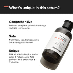 Minimalist Anti Acne PHA 3% Face Toner for Oily Skin
