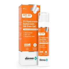 The Derma Co 1% Hyaluronic Sunscreen Oil-Free Gel SPF 50 PA++++