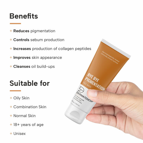 DERMATOUCH Bye Bye Pigmentation Face Wash