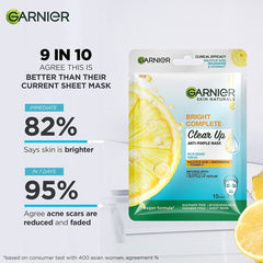 Garnier Bright Complete Anti Pimple Sheet Mask