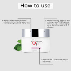 O3+ D-TAN Professional Face Pack 