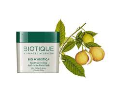 Biotique Bio Myristica Spot Correcting Anti Acne Face Pack