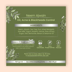 Nat Habit Neem Powder Face Mask for Oily Skin