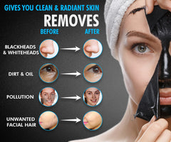 UrbanGabru Charcoal Black Peel Off Mask for Men & Women
