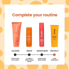 Foxtale SPF 50 Vitamin C Glow Sunscreen with PA++++ & Niacinamide