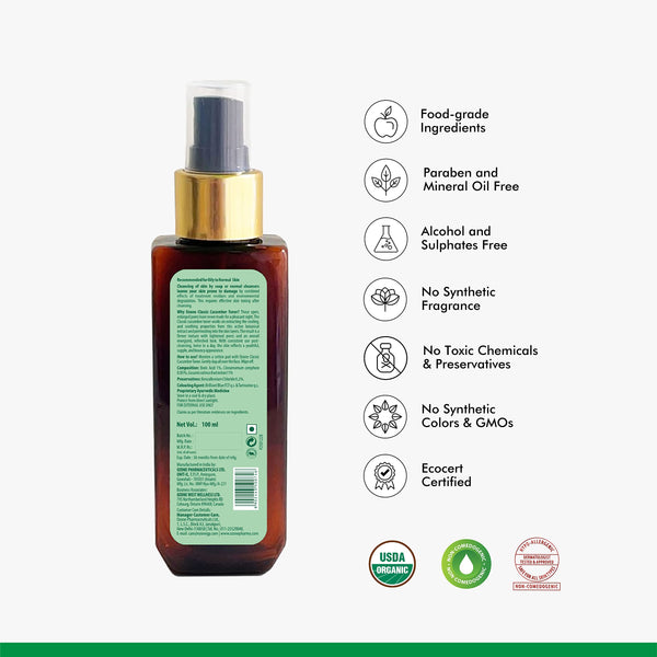 OZONE Classic Cucumber Liquid Toner for Anti Acne