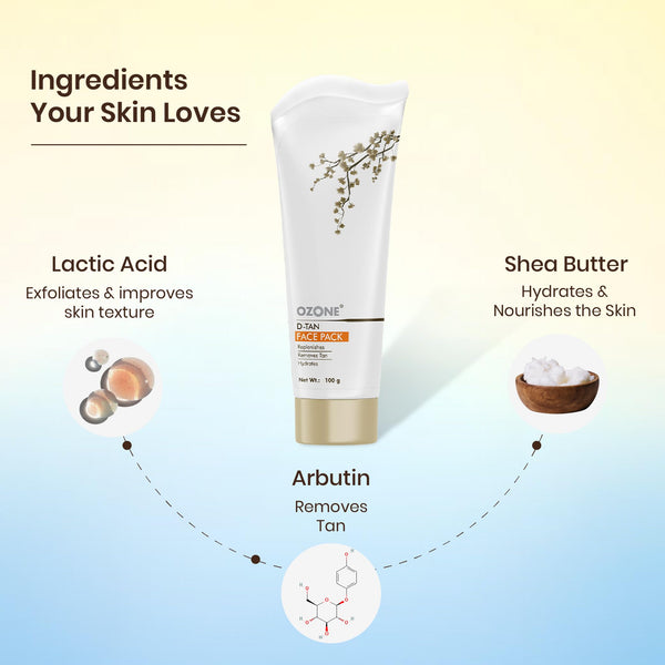 Ozone D-Tan Face Pack 