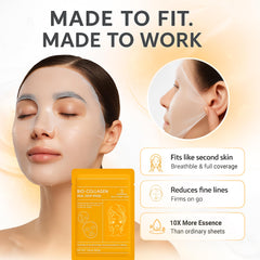 Duotronix Bio Collagen Overnight Korean Glass Skin Hydrogel Face Mask