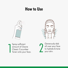 OZONE Classic Cucumber Liquid Toner for Anti Acne