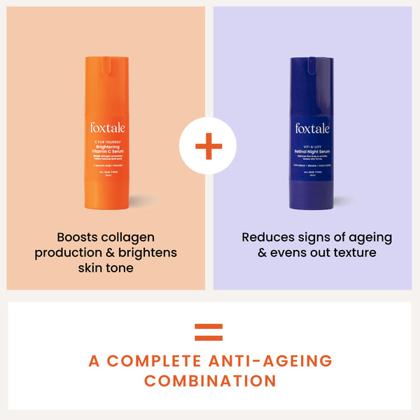 FoxTale Anti-Aging Booster Duo – Vitamin C & Retinol