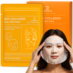Duotronix Bio Collagen Overnight Korean Glass Skin Hydrogel Face Mask