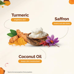Mamaearth Ubtan Natural Glow Face Wash with Turmeric & Saffron 