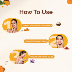 Mamaearth Ubtan Natural Glow Face Wash with Turmeric & Saffron 
