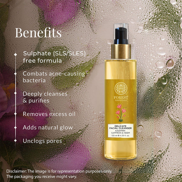 Forest Essentials Ayurvedic Purifying Face Wash with Saffron & Neem